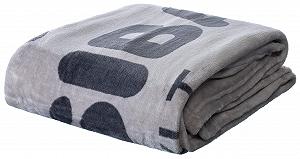 Покривало Мікрофібра Sansibar Sylt 150 x 200 см Срібний synthetic.ua - Фото 1