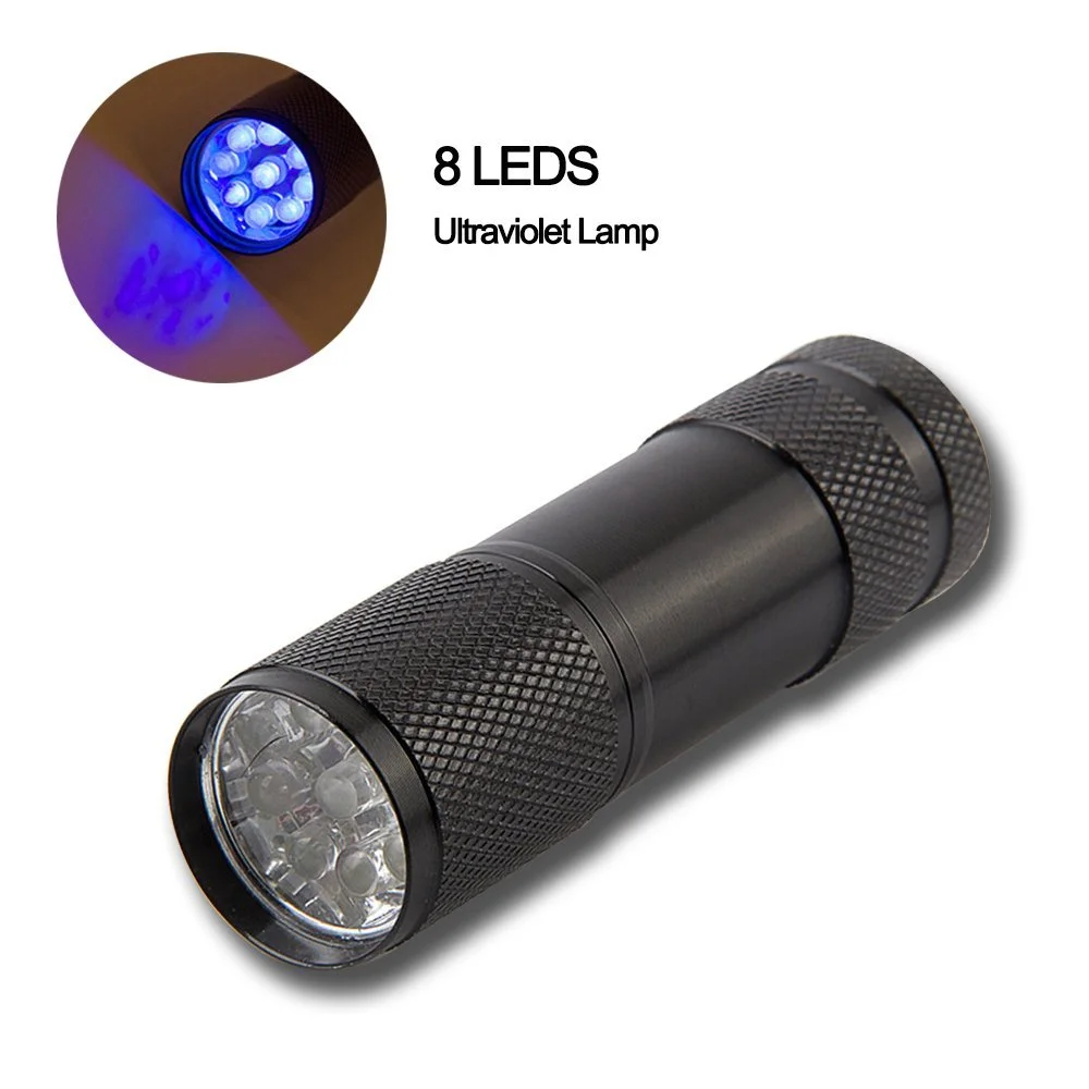 Мини УФ светодиодный портативный фонарик POCKETMAN 395 нм - водонепроницаемый детектор мочи домашних животных, фальшивых денег и пятен для ковров, одежды, ювелирных изделий, фото №2