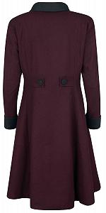 Пальто Gothicana by EMP Темно-червоний з відкритою внутрішньою кишенею synthetic.ua - Фото 1