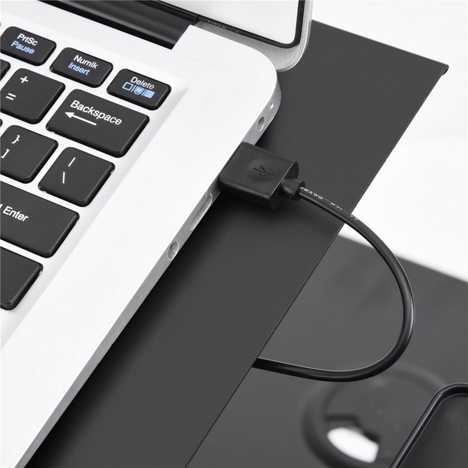 Подставка для ноутбука с вентилятором Регулируемая складная подставка-держатель для стола с охлаждающим вентилятором и панелью для мыши для дома, офиса, дивана-кровати (Черный), фото №8