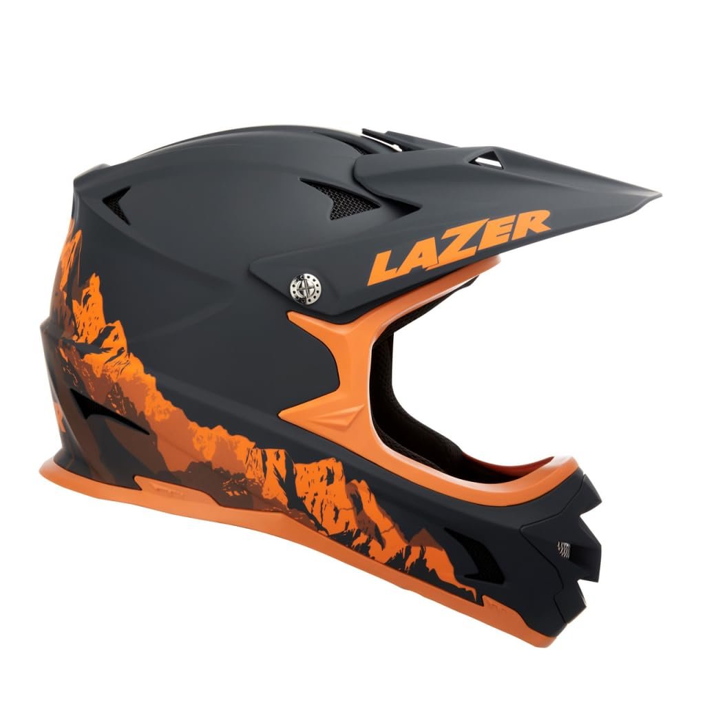 Шолом Full Face LAZER Phoenix+ Cobalt Orange, фото №1