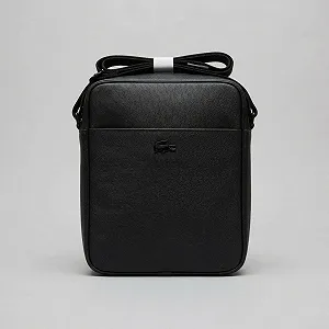 Купити Чоловіча сумка Lacoste через плече, Чорна - Фото 1 Чоловіча сумка Lacoste через плече, Чорна - Фото 1