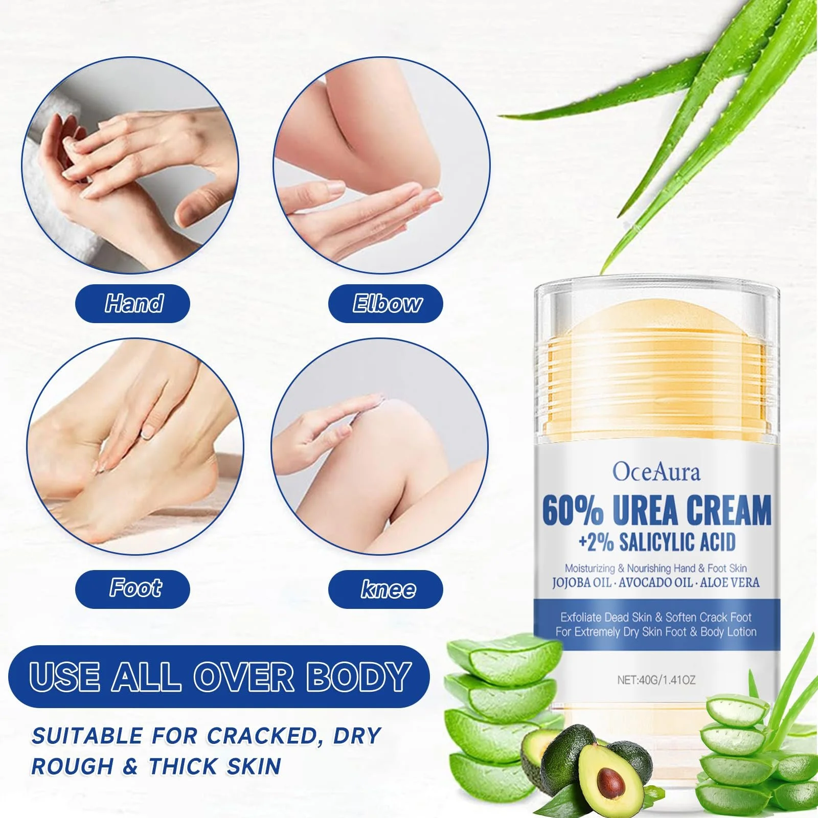 Крем для ног Hydrating and Anti-Cracking увлажняющий против трещин и мозолей, фото №5