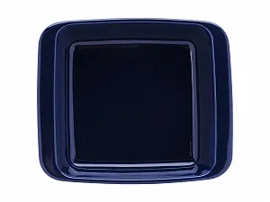 Форма для запікання квадратна Maxwell & Williams Arc HY0131 21.5 x 21.5 x 6 см керамічна синій індиго в подарунковій упаковці synthetic.ua - Фото 1