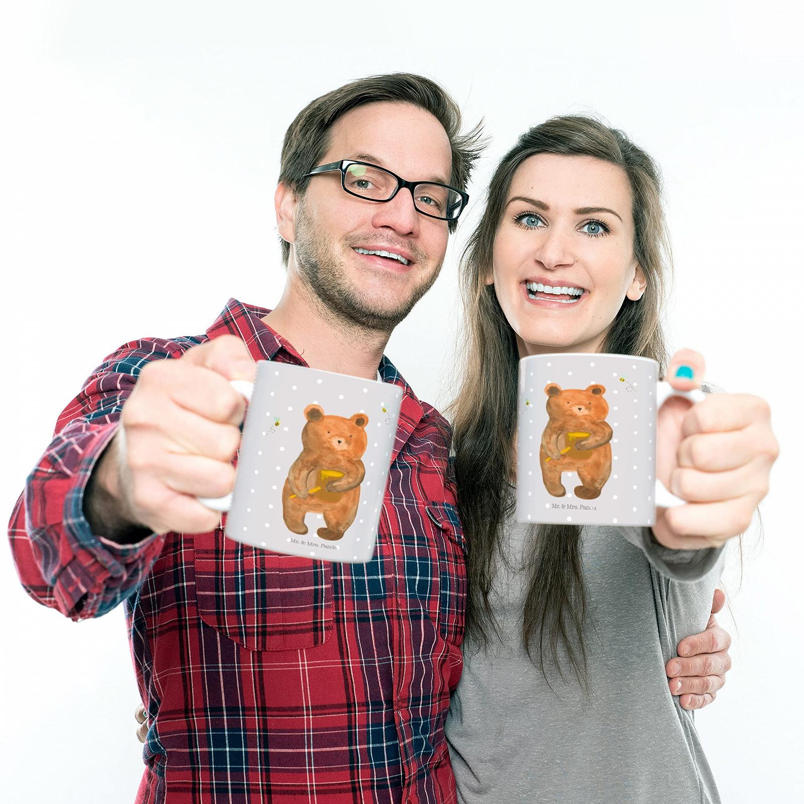 Детская чашка Медведь Мед Mr. & Mrs. Panda, пластиковая, детская посуда, чашка для детского сада, игрушечный мишка, чашка для питья, фото №5