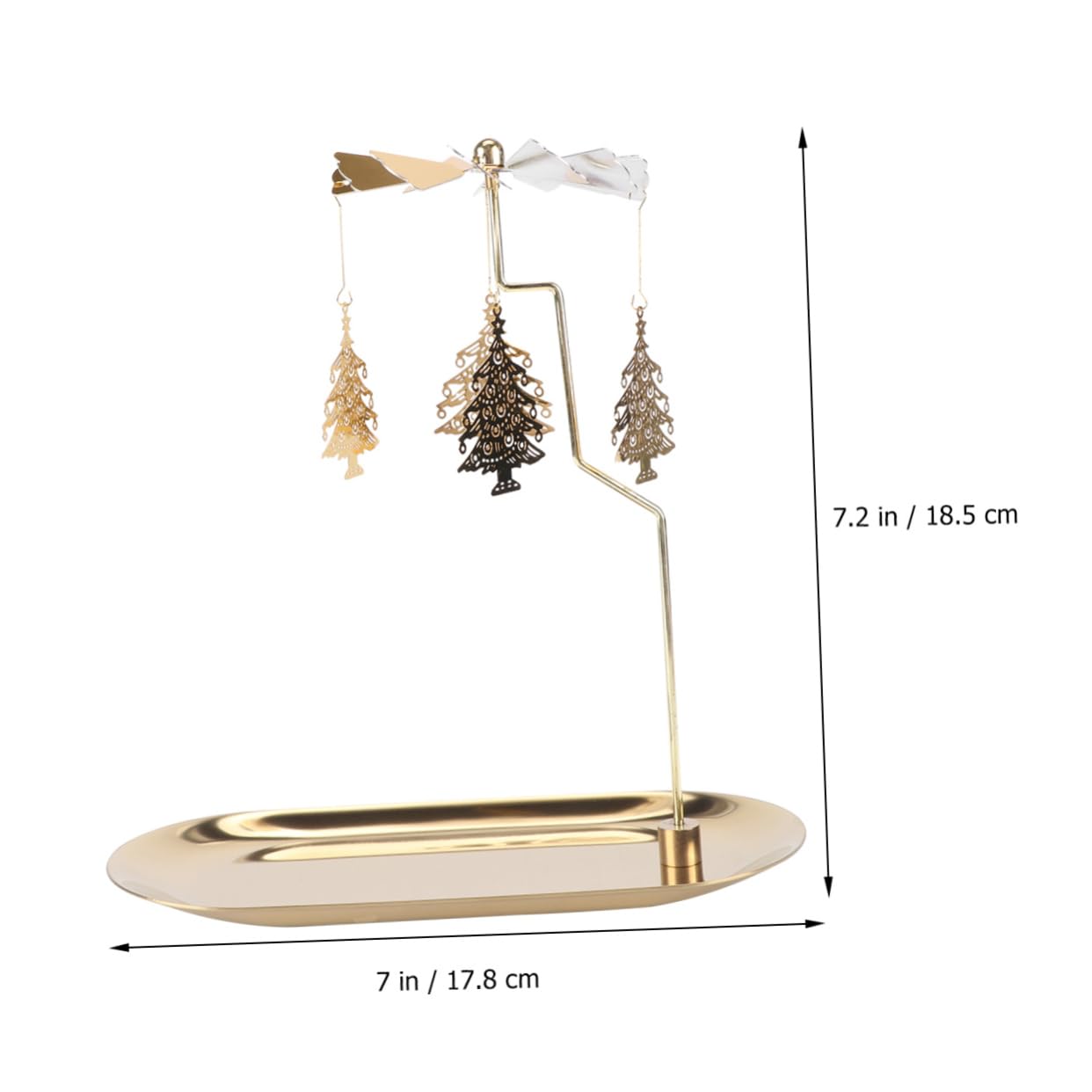 Подставка PRETYZOOM Christmas Tree Spinner Iron, фото №5