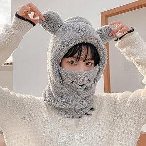 Жіноча зимова тепла вітрозахисна шапка, флісова synthetic.ua - Фото 1