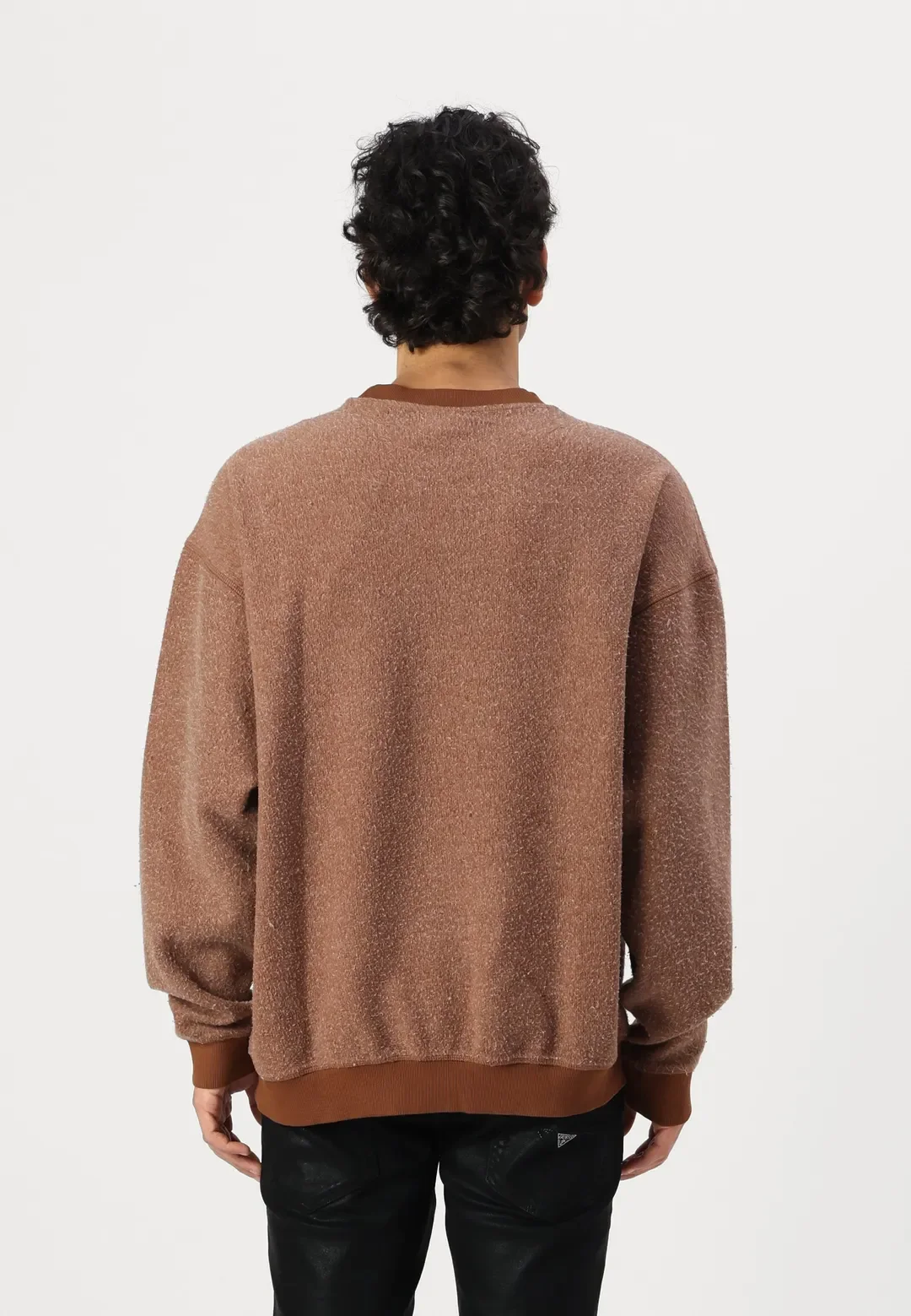 Мужской фактурный свитшот GUESS Originals / Терракотовый / Размер M, фото №5 Мужской фактурный свитшот GUESS Originals / Терракотовый / Размер M, фото №5