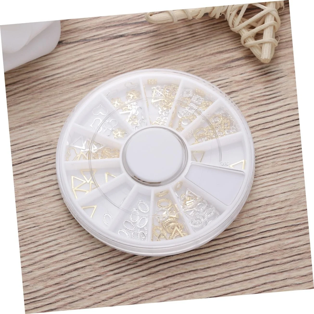 Украшения для ногтей FRCOLOR 3 шт Металлические заклепки для дизайна ногтей, фото №5