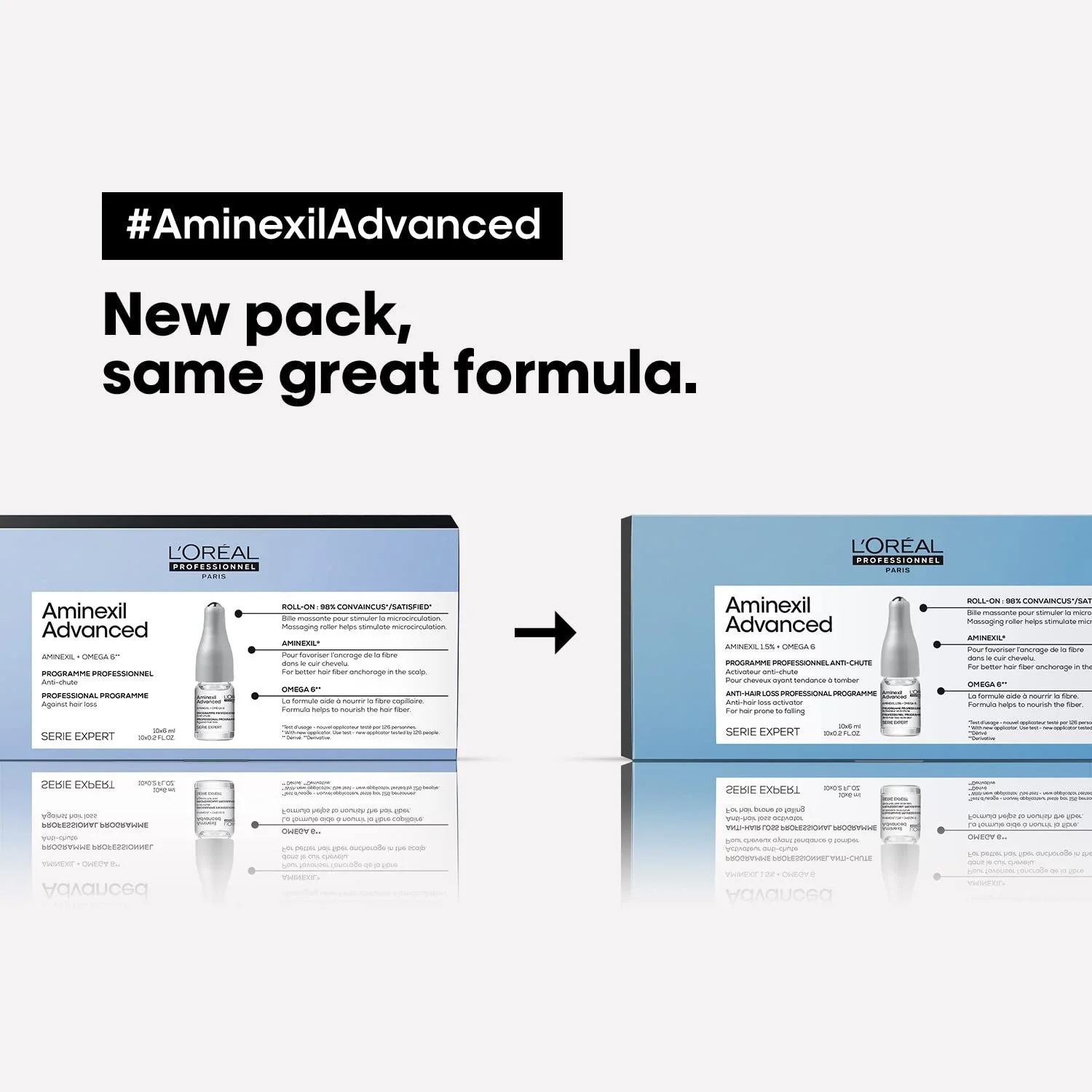 Засіб проти випадіння та для зволоження волосся L'Oréal Professionnel Aminexil 6 мл, фото №2 Засіб проти випадіння та для зволоження волосся L'Oréal Professionnel Aminexil 6 мл, фото №2