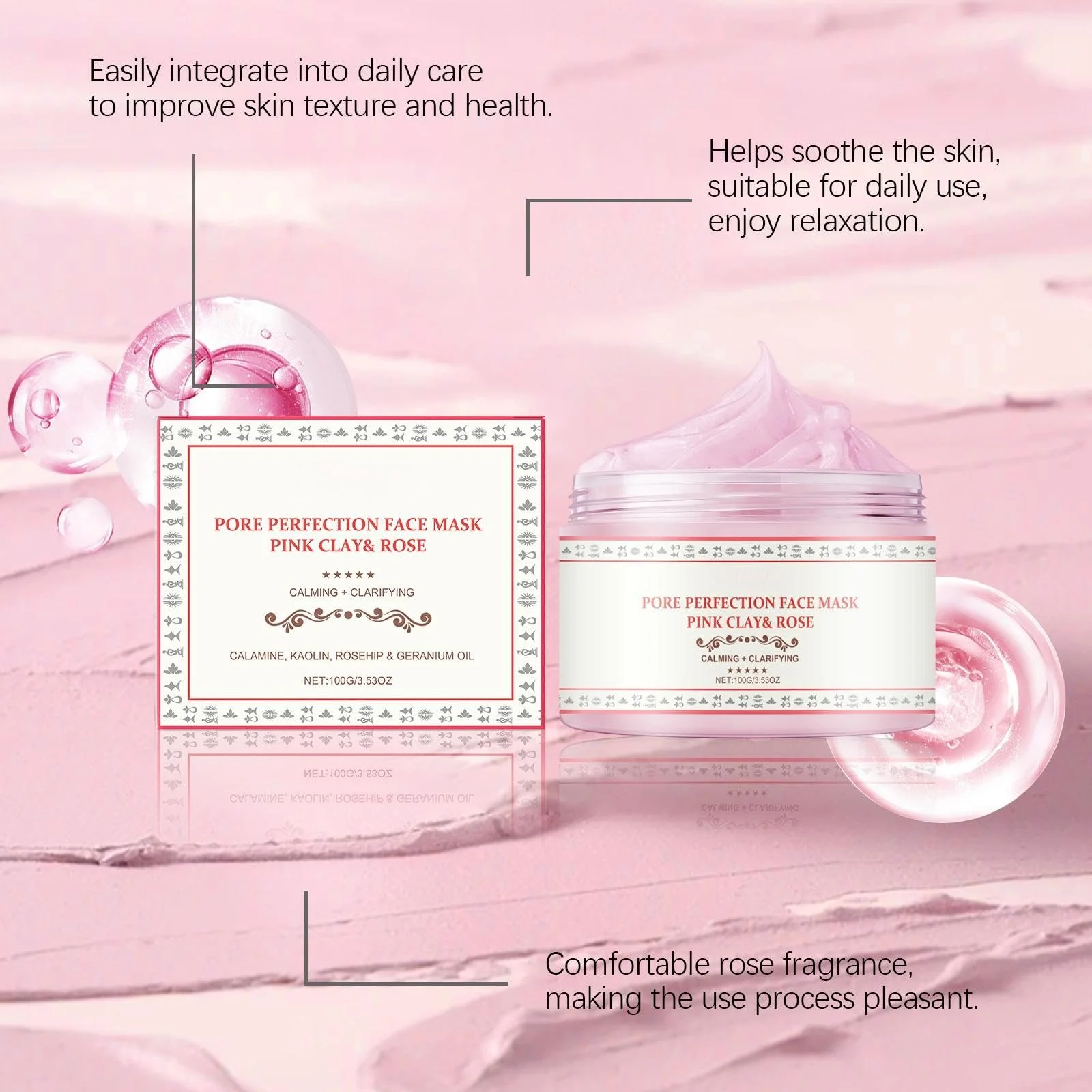 Маска для обличчя Глина для очищення пор, фото №4