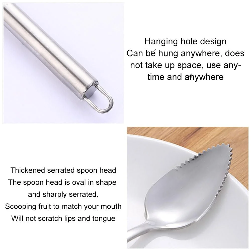 Набір з 4 ложок для грейпфрута Kiuiom, фото №3