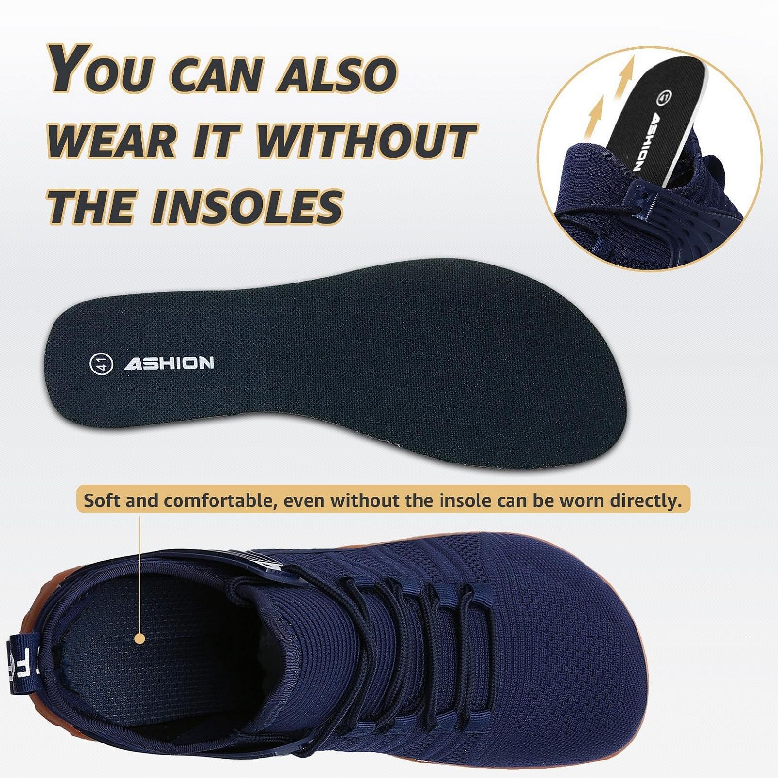 Кросівки ASHION Мінімалістичні для бігу по пересіченій місцевості з широкою шкарпеткою, фото №5