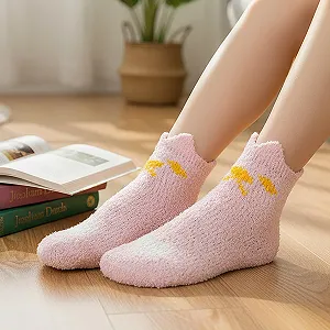 Пухнасті шкарпетки Жіночі Теплі (8 пар) synthetic.ua - Фото 1