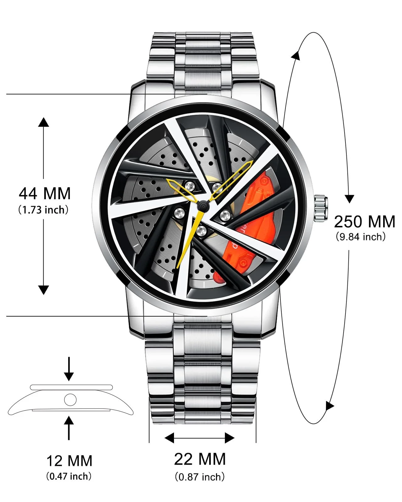 Аналоговий годинник CIVO Чоловічий тренд: Дизайнерський, фото №8