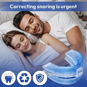 Щипці від хропіння з берушами, Ефективні, від бруксизму, запобігають скреготу зубів та хропінню synthetic.ua - Фото 1