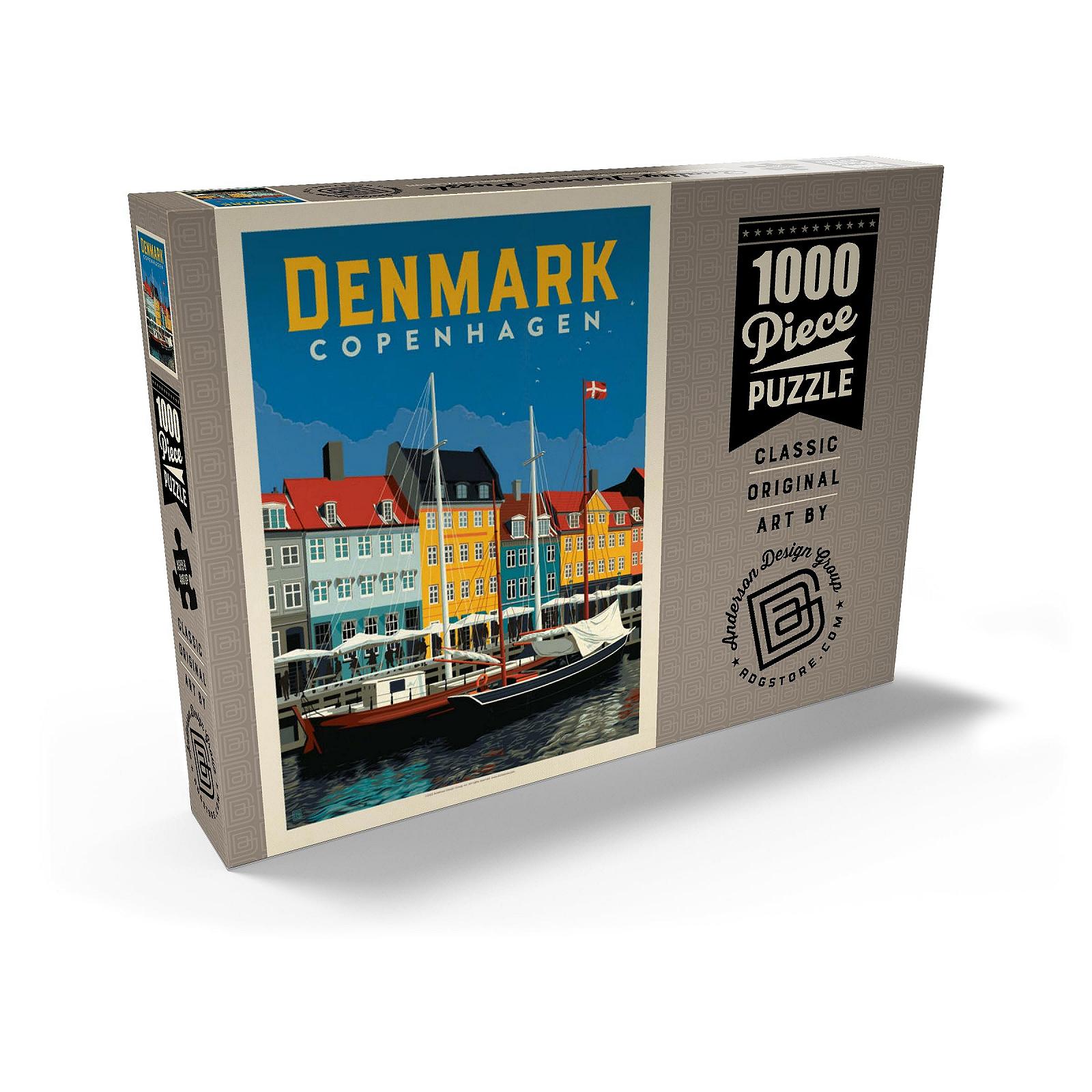 Пазл MyPuzzle Special Collection by Anderson Design Group Denmark: Copenhagen, Vintage Poster 1000 элементов, фото №2