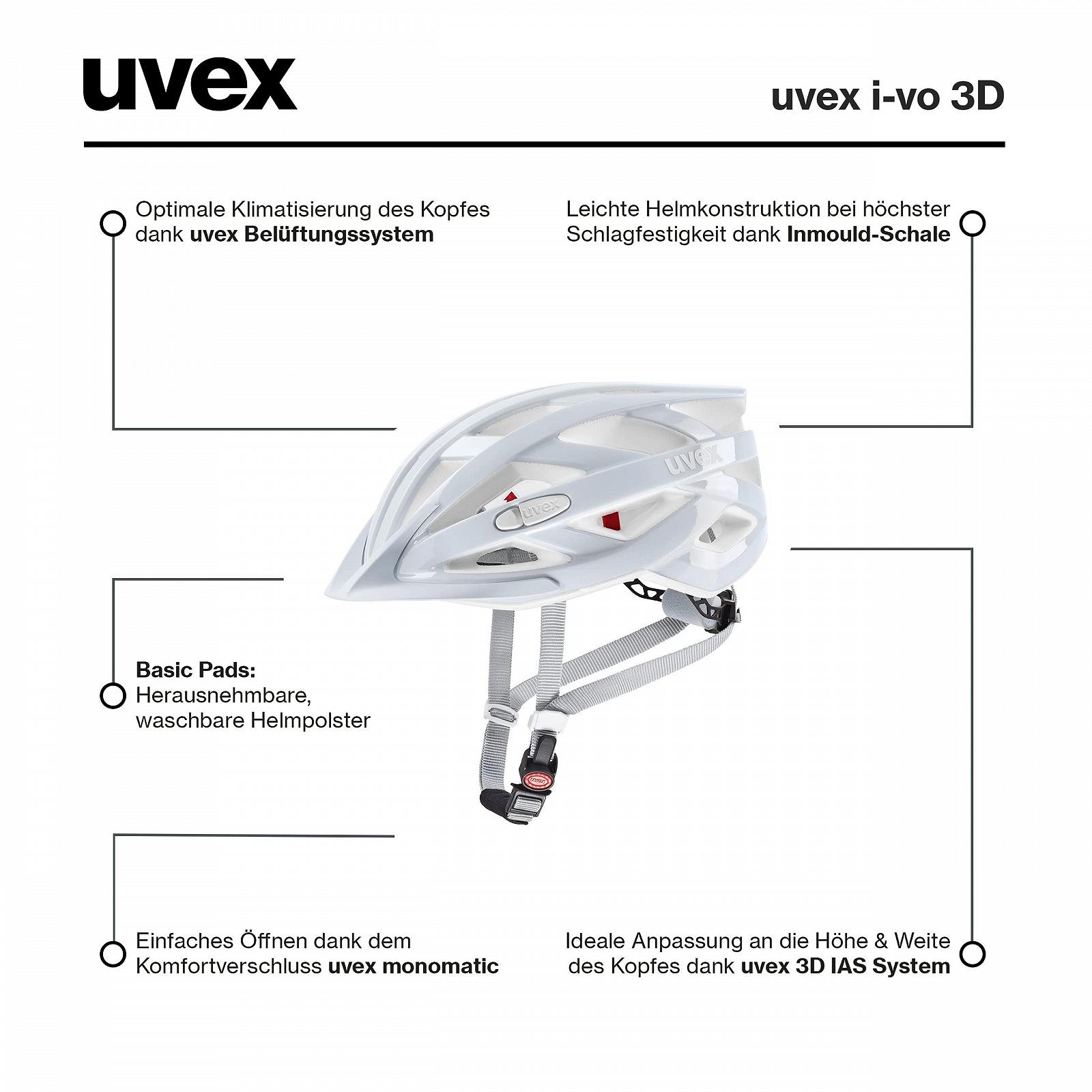 Шлем Uvex i-vo 3D, Универсальный, Регулируемый размер, фото №6