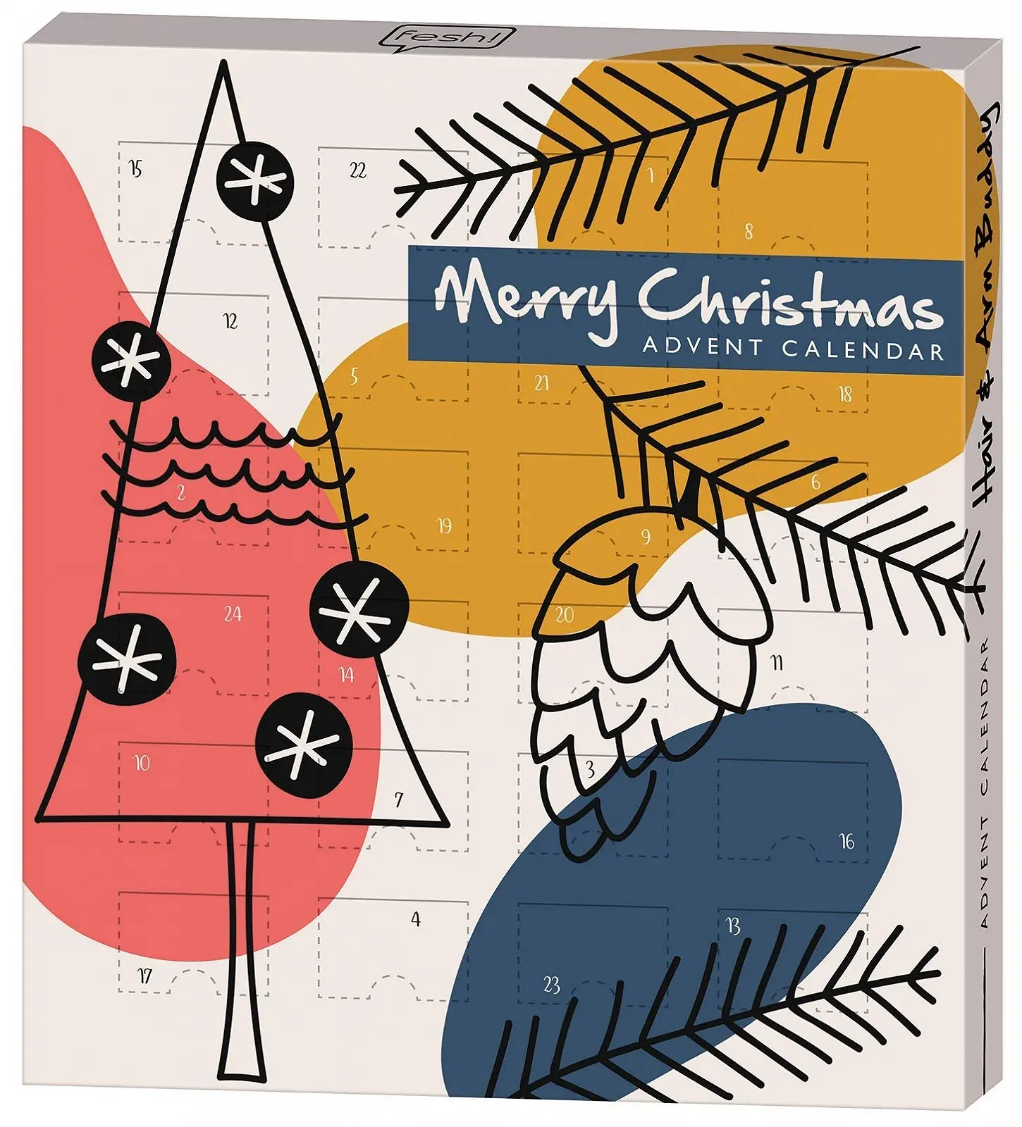 Адвент-календар KTN "Волосся та браслети" 30 г, фото №1