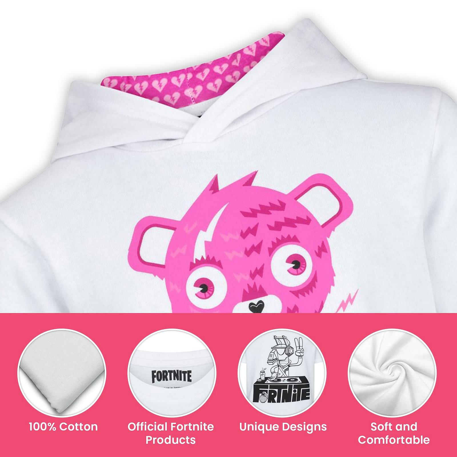 Худі FORTNITE Cuddly Bear Білий Довгий Рукав Дитячий Унісекс, фото №2