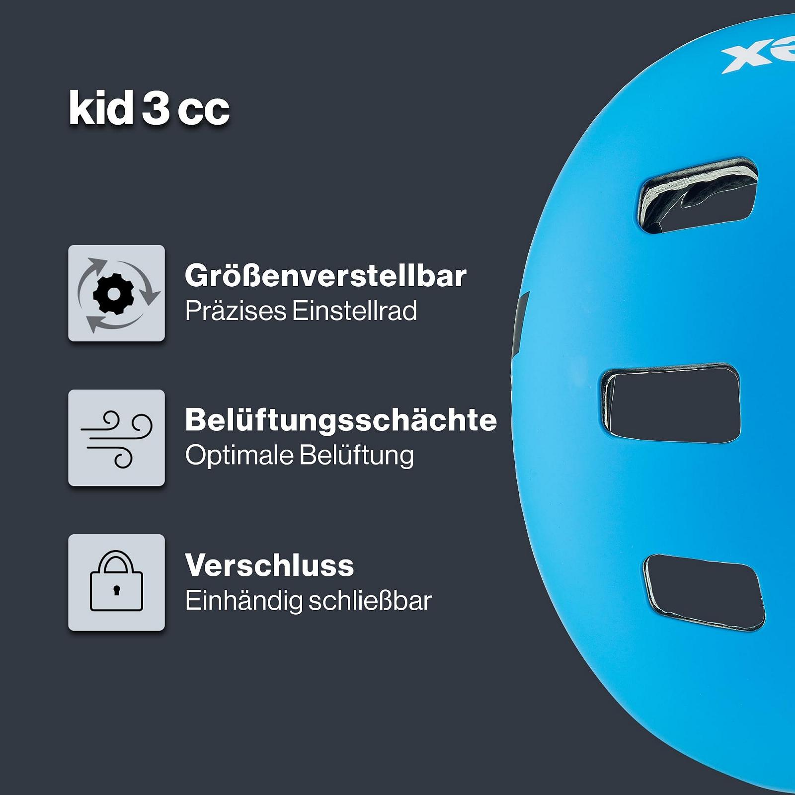 Велосипедный шлем Uvex Kid 3 cc  Регулировка размера Вентиляция, фото №2