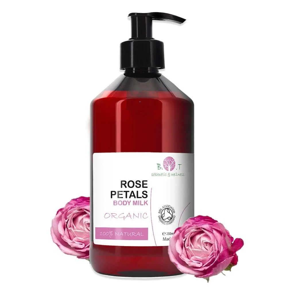 Молочко для тіла B.O.T Cosmetic & Wellness Organic Rose Fragrance Зволожуюче, для пружності Покращує еластичність шкіри 250 мл, фото №1