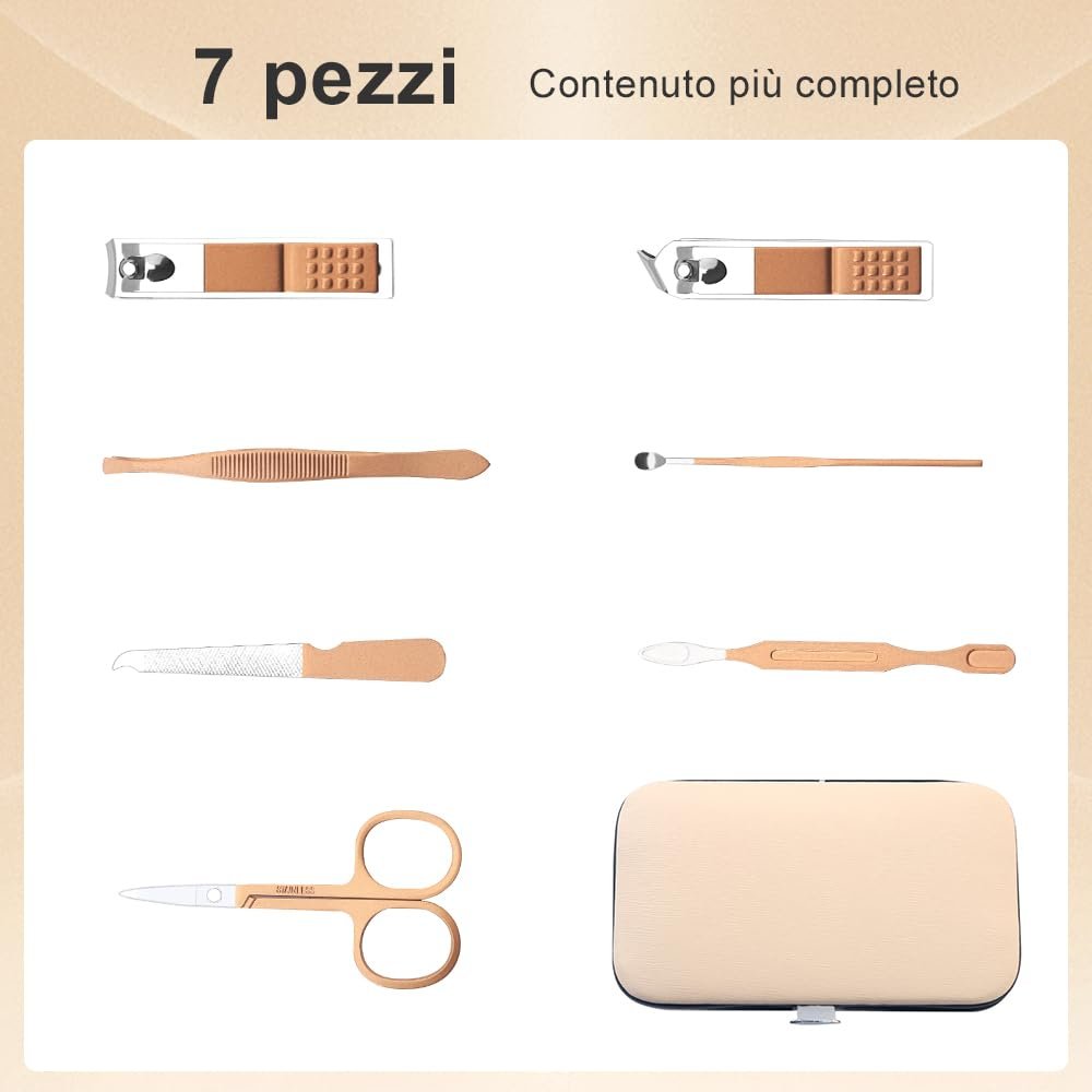 Набір для манікюру з нержавіючої сталі для жінок та чоловіків з дорожньою сумкою, фото №5 Набір для манікюру з нержавіючої сталі для жінок та чоловіків з дорожньою сумкою, фото №5