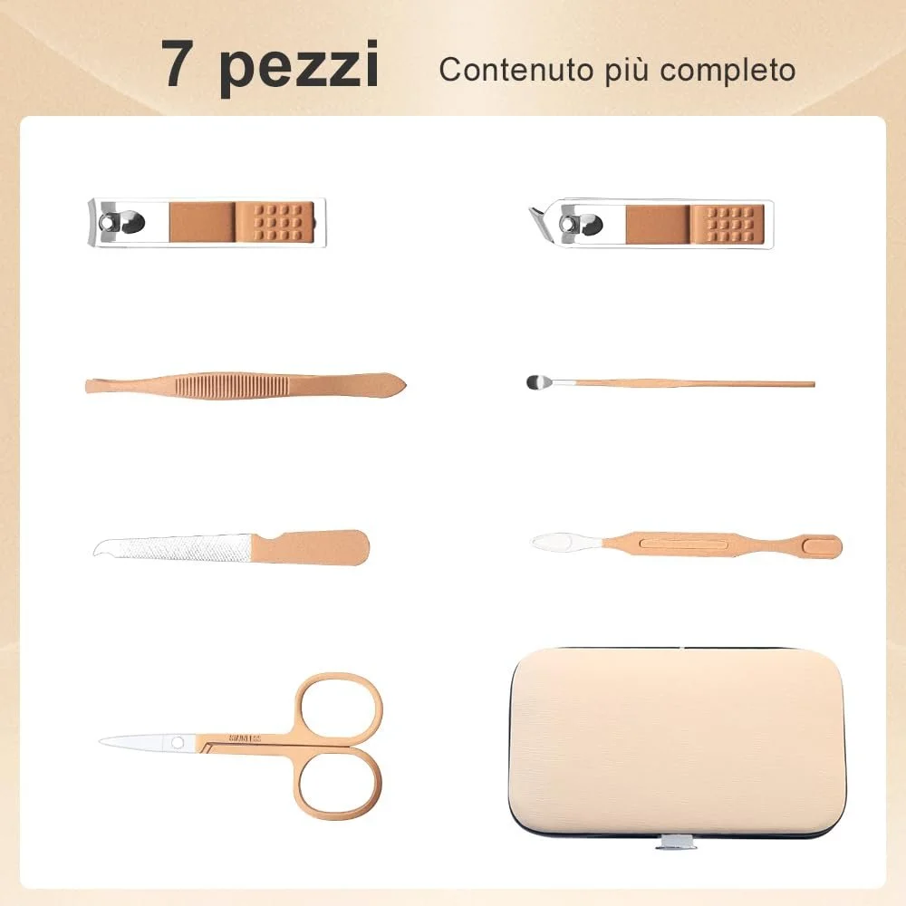 Набор для маникюра из нержавеющей стали для женщин и мужчин с дорожной сумкой, фото №5 Набор для маникюра из нержавеющей стали для женщин и мужчин с дорожной сумкой, фото №5