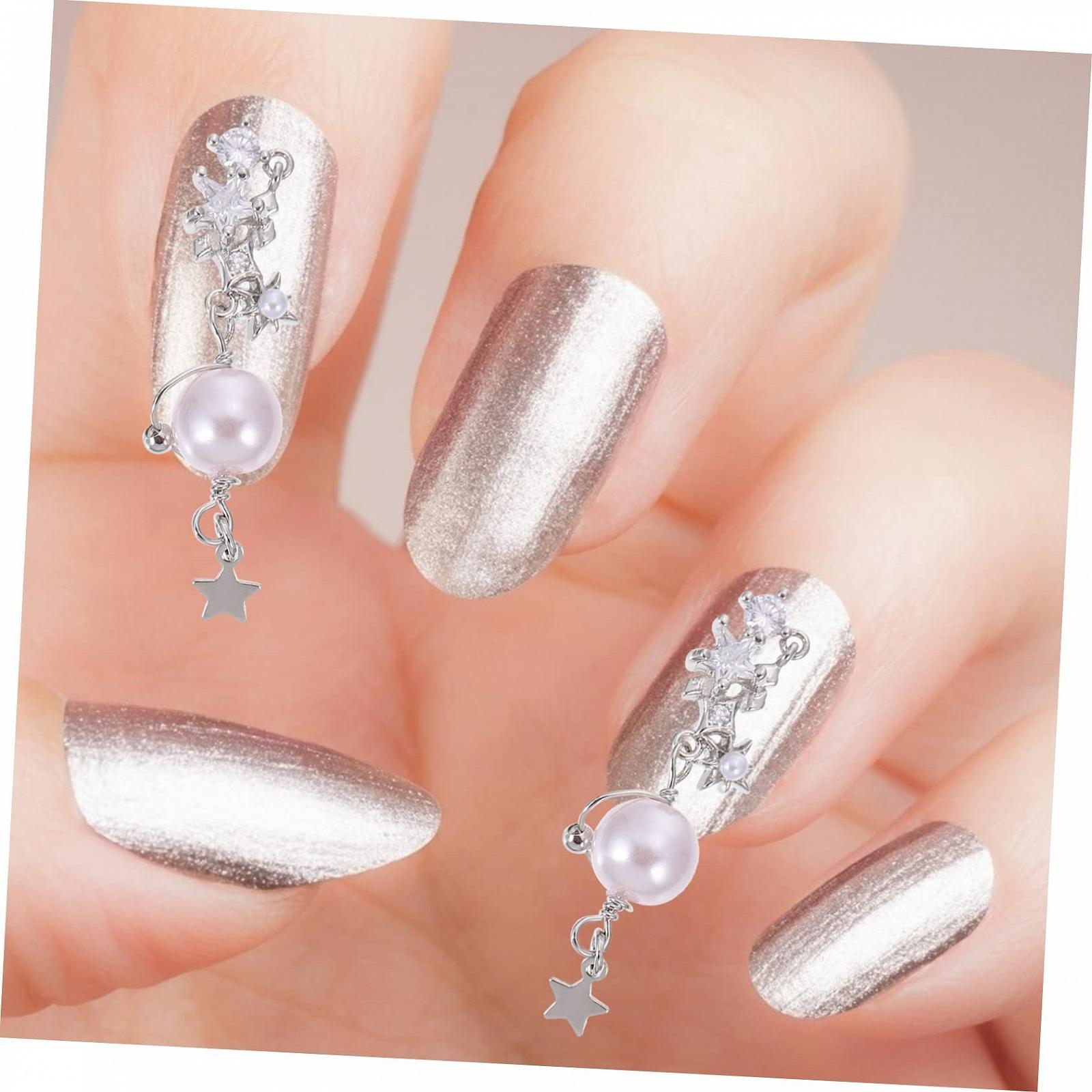 Жемчужное ожерелье для ногтей 2 шт, фото №2