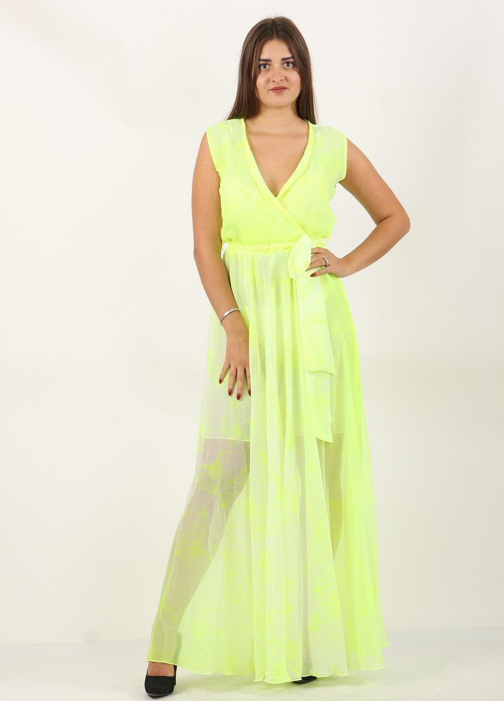 Платье Enna Levoni L Салатовый (ND-5380-Lime green, фото №1