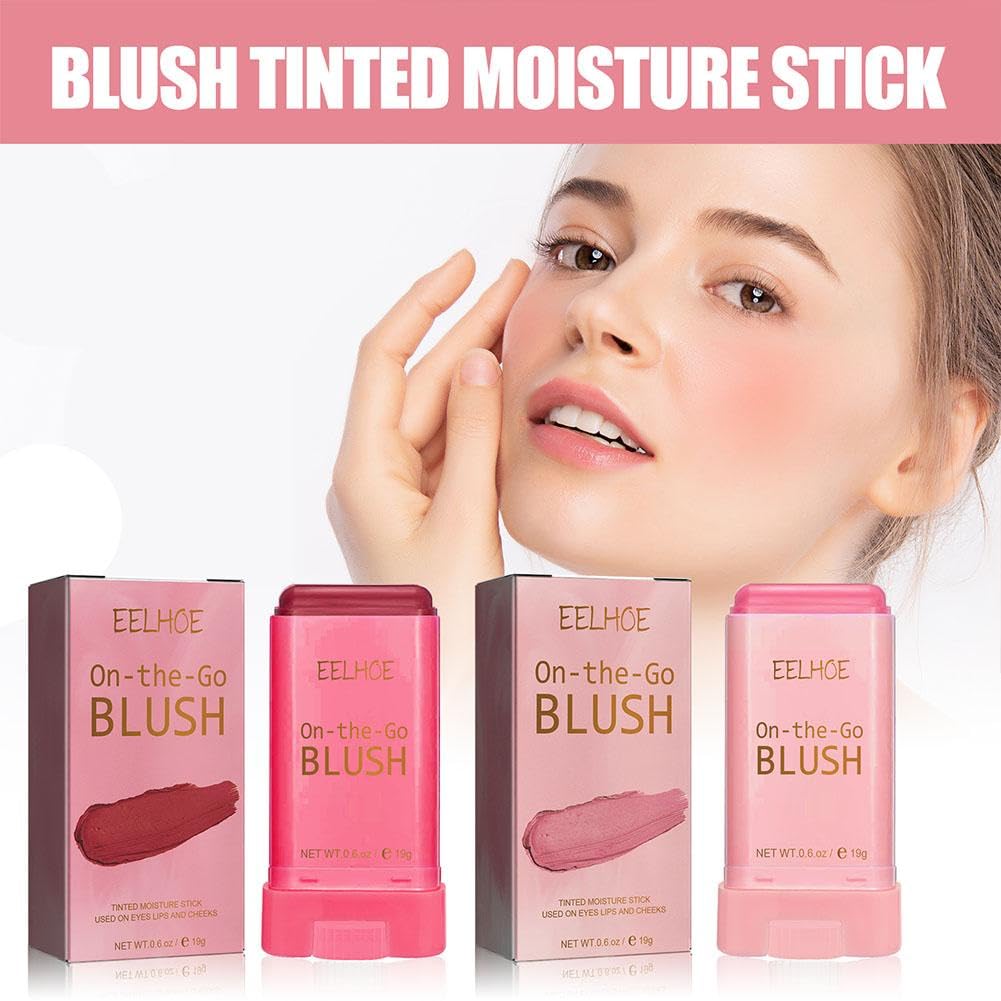 Румяна Cream Blush Natural Stick Orange Red Pink Waterproof Peach, фото №4