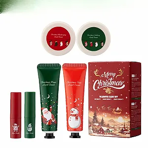 Крем для рук, набор: 2 крема для рук, 2 бальзама для губ, 2 крема для потрескавшихся ног - Фото 1