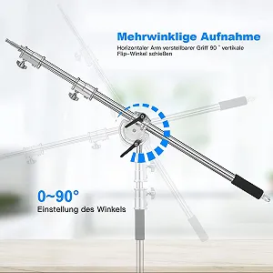 Перекладина для студійного журавля Soonpho Silver ціна на synthetic.ua - Фото 1 Перекладина для студійного журавля Soonpho Silver synthetic.ua - Фото 1