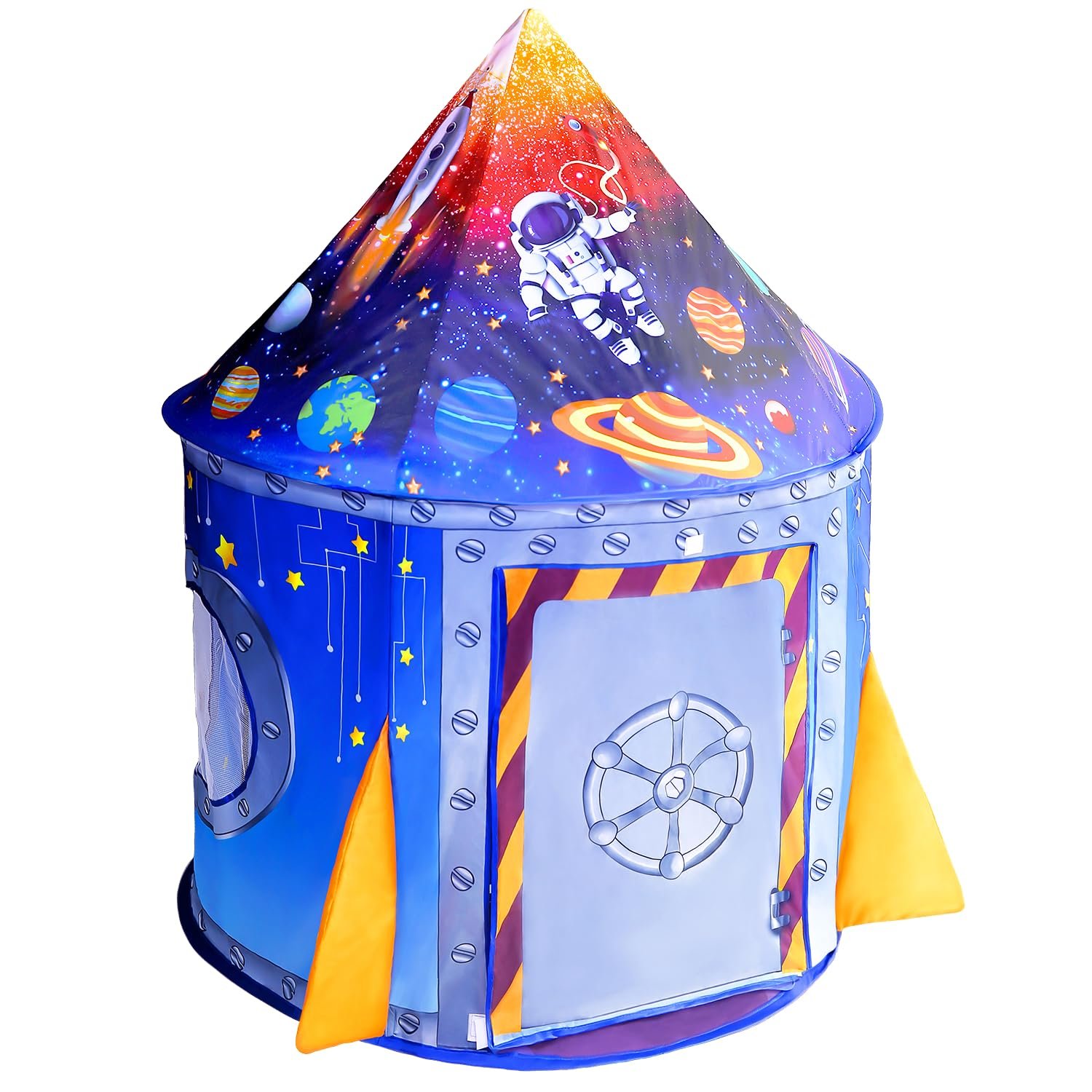 Игровая Детская Палатка Teepee Pop-Up Игрушка Подарок для Детей Мальчиков Девочек Ясельного Возраста Синяя, фото №1