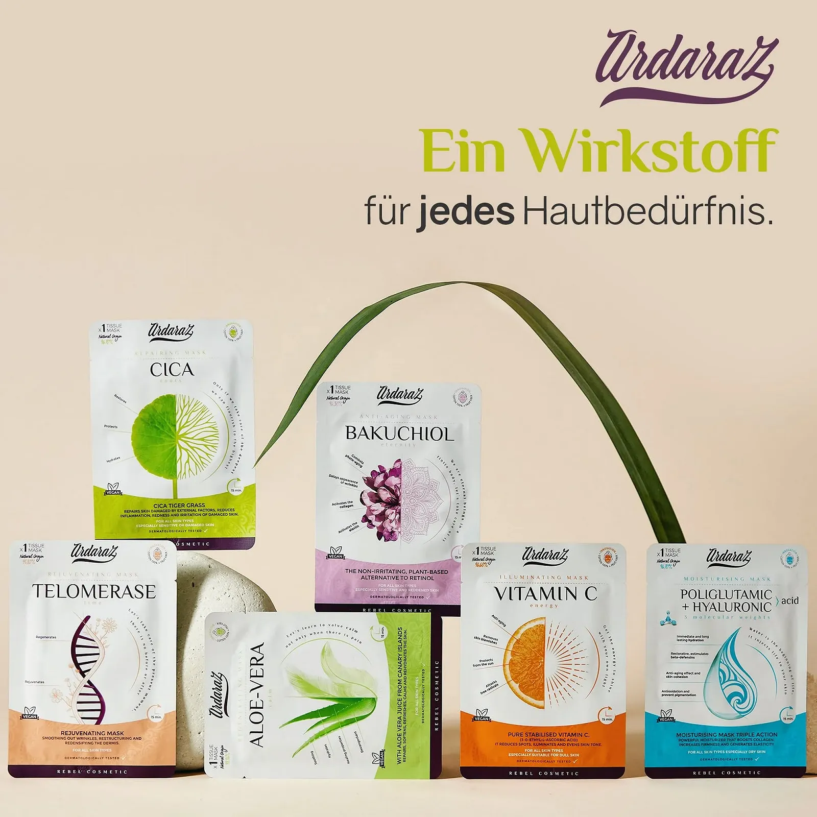 Зволожуюча тканинна маска для обличчя Ardaraz CICA Centella Asiatica, фото №6