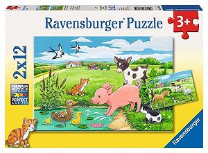 Пазл Ravensburger 07582 9 Baby Animals on The Farm 24 элемента - Фото 1