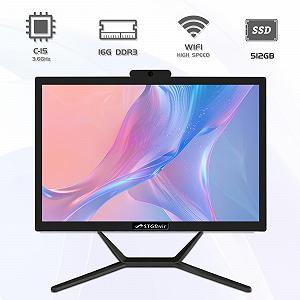 Комп'ютер STGsivir Ordinateur de Bureau Tout-en-un 19" Intel Core i5 16 ГБ 512 ГБ SSD WiFi 5 Bluetooth W10H64 synthetic.ua - Фото 1