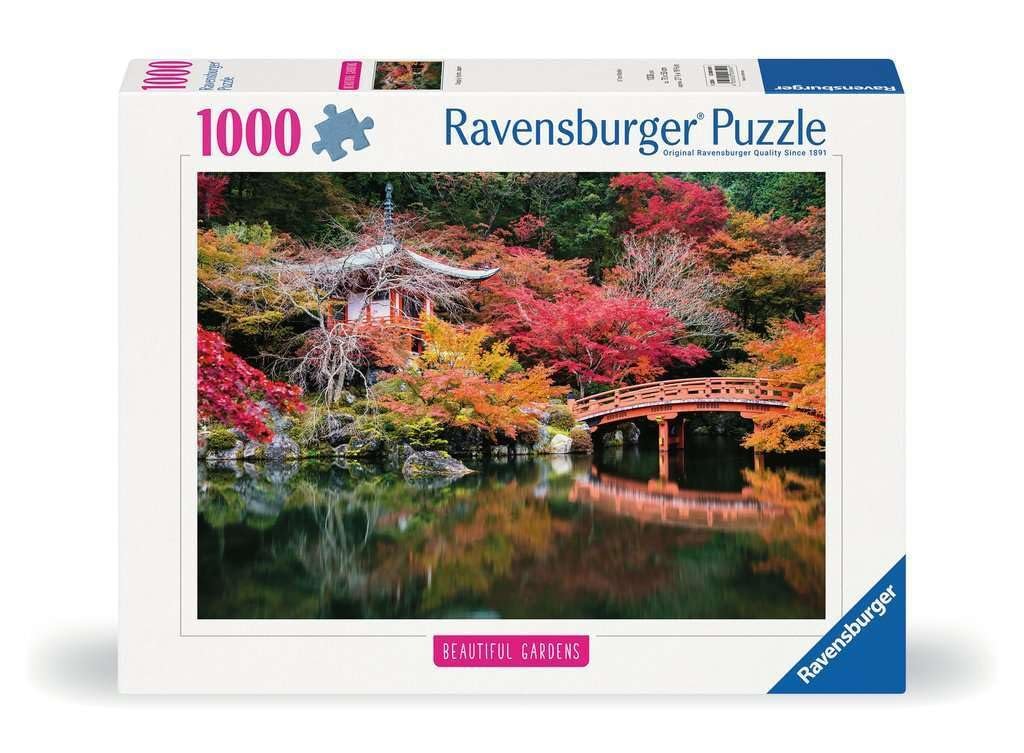 Пазл Ravensburger Beautiful Gardens Daigo-ji Kyoto Japan 12000849 1000 елементів, фото №1