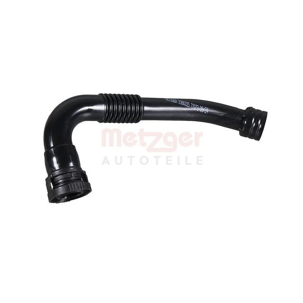 Шланг вентиляції кришки головки блоку циліндрів METZGER 2380225 для SEAT SKODA VW, верхній, фото №1