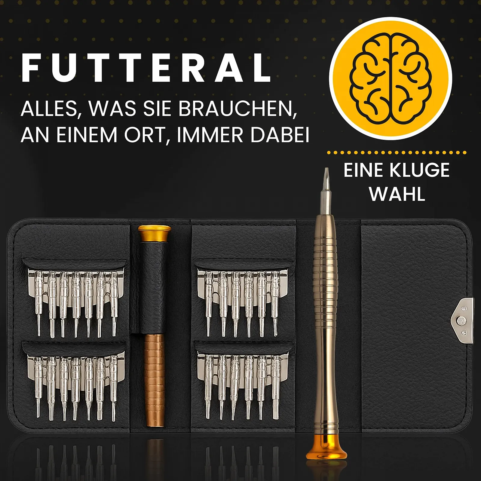 Набір прецизійних викруток Retoo 25 предметів магнітний Чорний/Сріблястий, фото №7