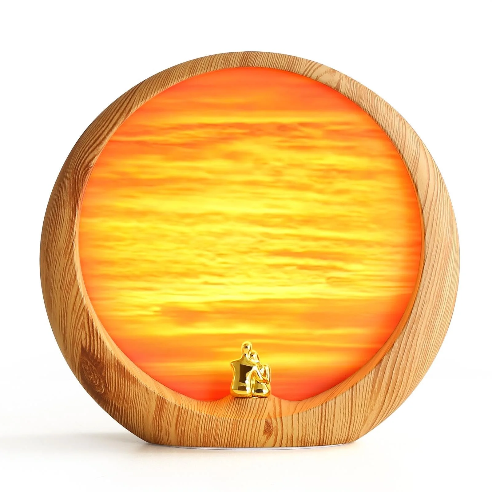 Настільна лампа mamre Golden Sunset Lamp, USB, сенсорна, з регулюванням яскравості, декор для дому, фото №1