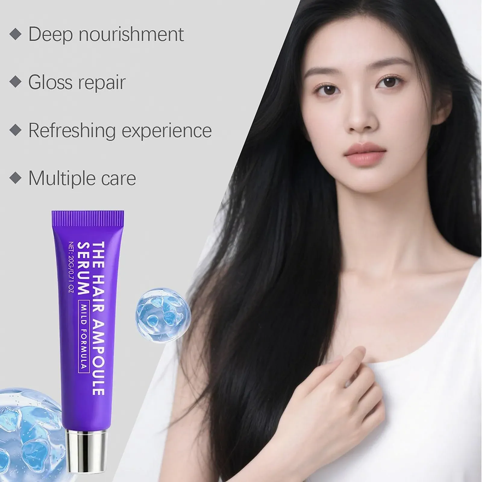 Олія для росту волосся Yuecjian, 30 мл - для густого волосся. Зволожуючий догляд для тонкого волосся, фото №9