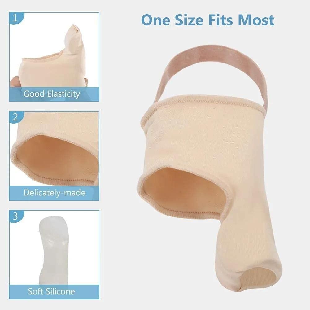 Корректор большого пальца стопы, фиксатор с эластичной лентой, пара, фото №2