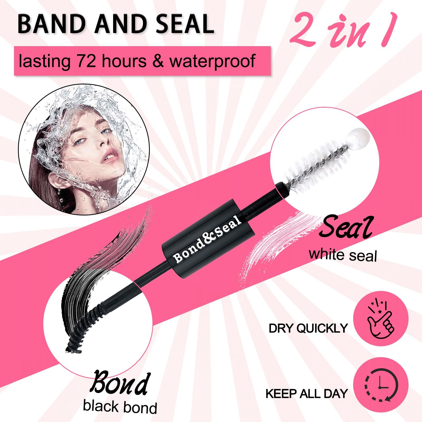 Набор DIY Heracks Ресницы Пучки Индивидуальные Клей Пинцет 0.07D, фото №6 Набор DIY Heracks Ресницы Пучки Индивидуальные Клей Пинцет 0.07D, фото №6