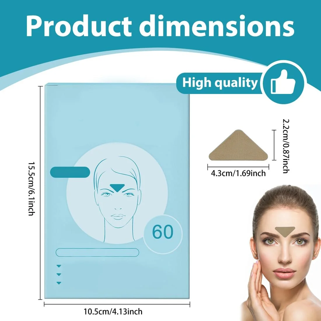 Пластирі Zornesfalte Нічні 60 шт з органічної бавовни - Стимулюють виробництво колагену, фото №2