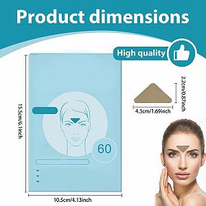 Пластирі Zornesfalte Нічні 60 шт з органічної бавовни - Стимулюють виробництво колагену synthetic.ua - Фото 1