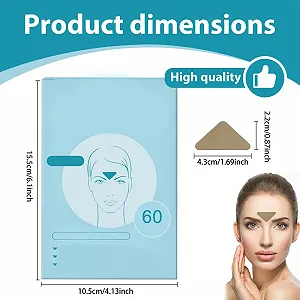 Пластыри Zornesfalte Ночные 60 шт из органического хлопка - Стимулируют производство коллагена synthetic.ua - Фото 1