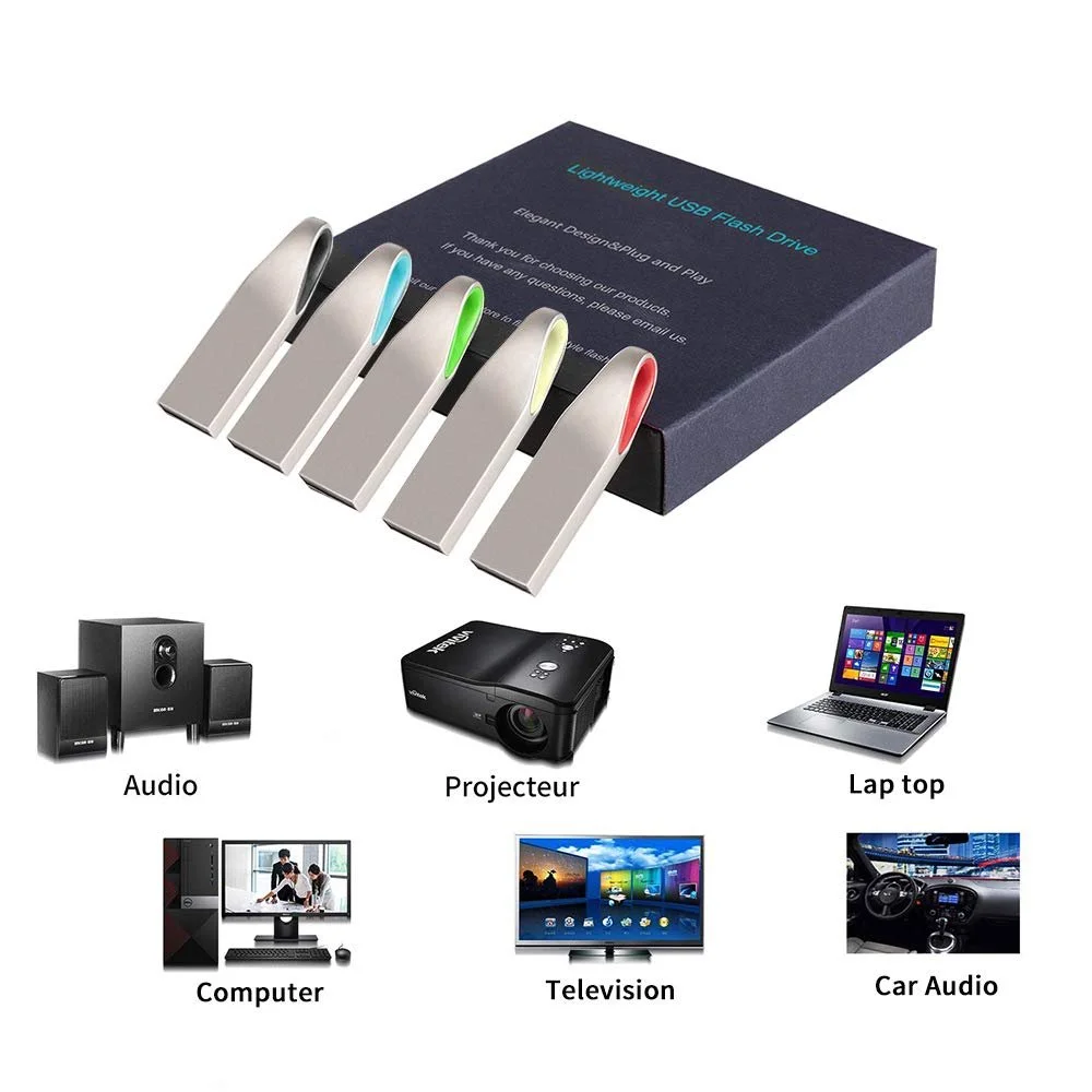 USB-флеш-накопитель 32 GB USB 2.0 Металлический (5 шт.), фото №6