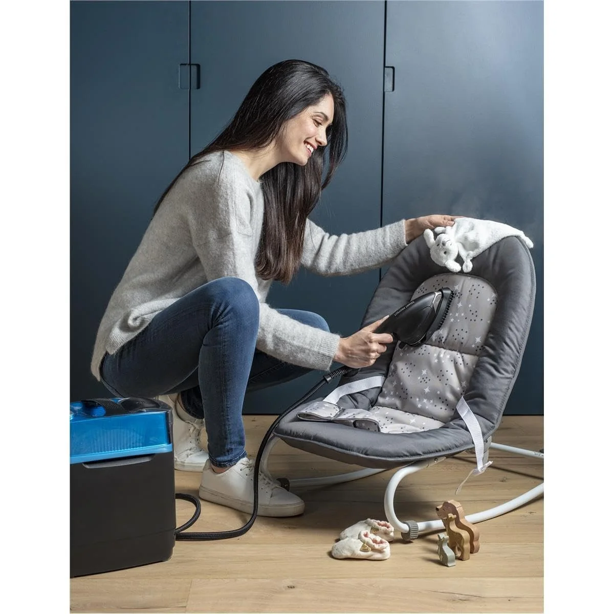 Гигиенический отпариватель Tefal Cube UT2020 90 г/мин 200 г/мин 5.8 бар, фото №9