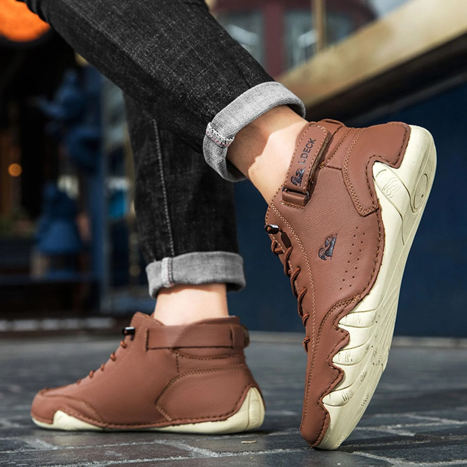 Черевики Barefoot Унісекс Шкіряні Високі, фото №3